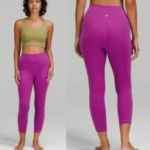 lululemon | Align High Rise Crop Vivid Plum